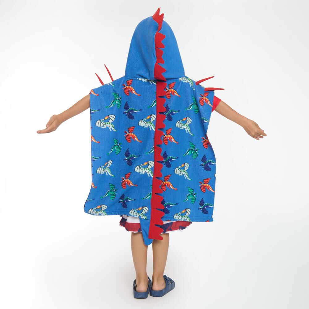 Toalla Playa Capucha Casaideal Kids Dragon / 60 X 120 Cm image number 3.0