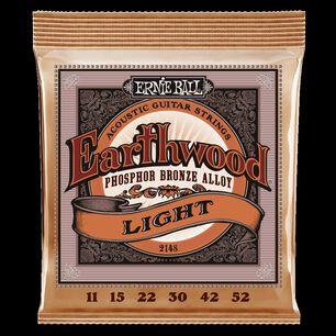 Set De Cuerdas Ernie Ball Para Guitarra Ac&uacute;stica Earthwood Bronce 11 &ndash; 52