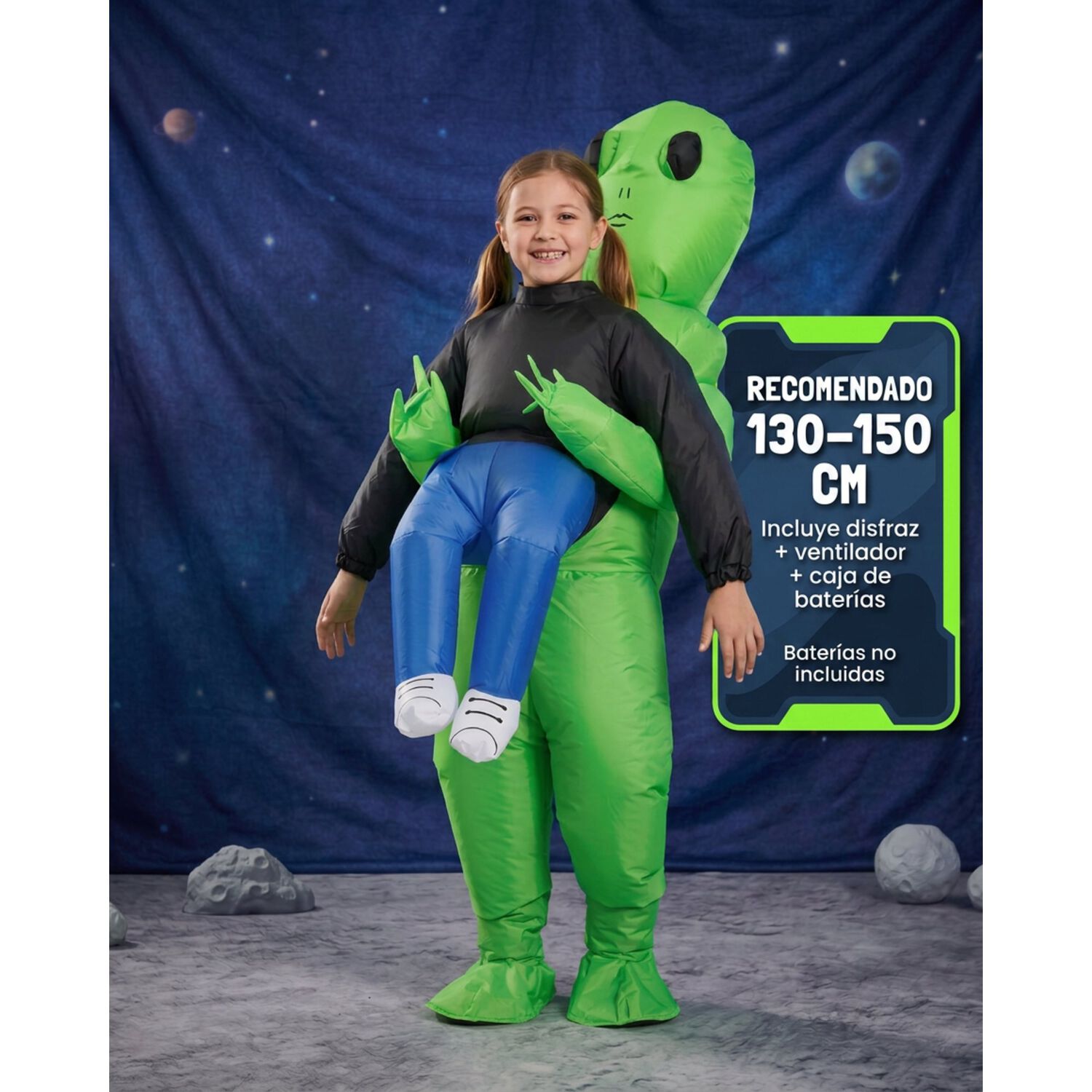 Disfraz Inflable Marciano Para Ni&ntilde;os image number 0.0