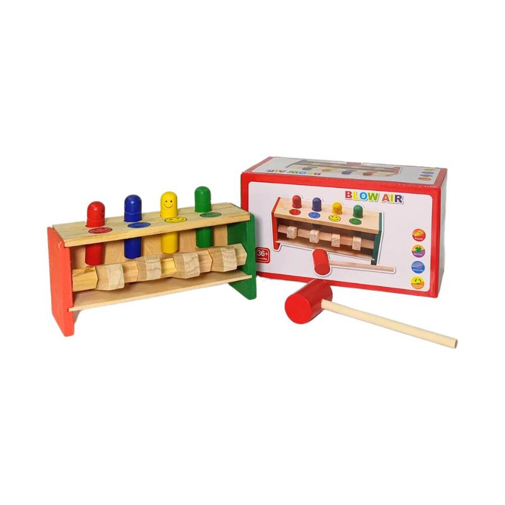 Juego De Madera Martillo Saltarin Para Ni&ntilde;os image number 0.0