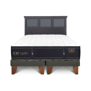 Cama Europea Cic Linea Premium / King / Base Dividida + Respaldo