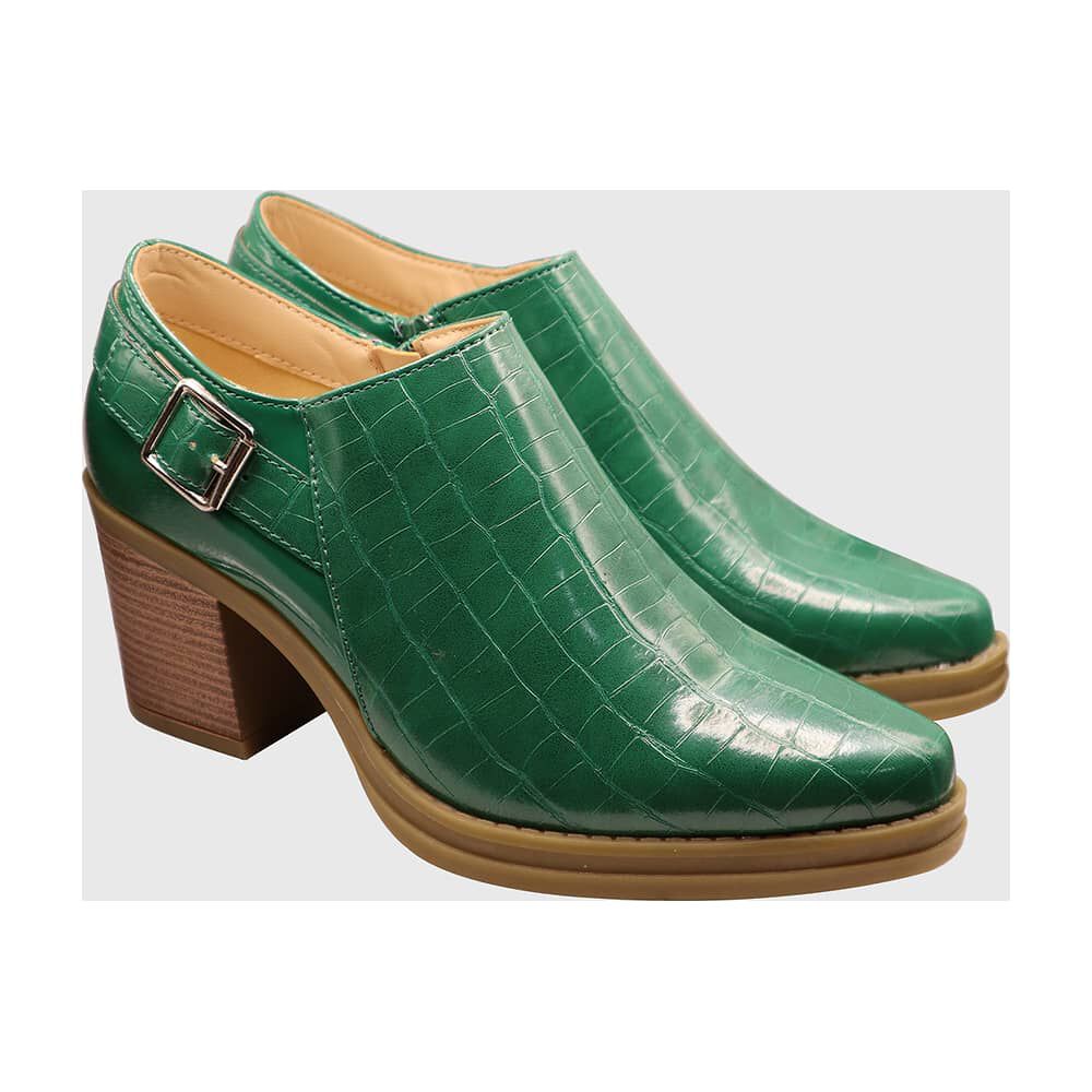 Botin Hebilla Verde image number 1.0