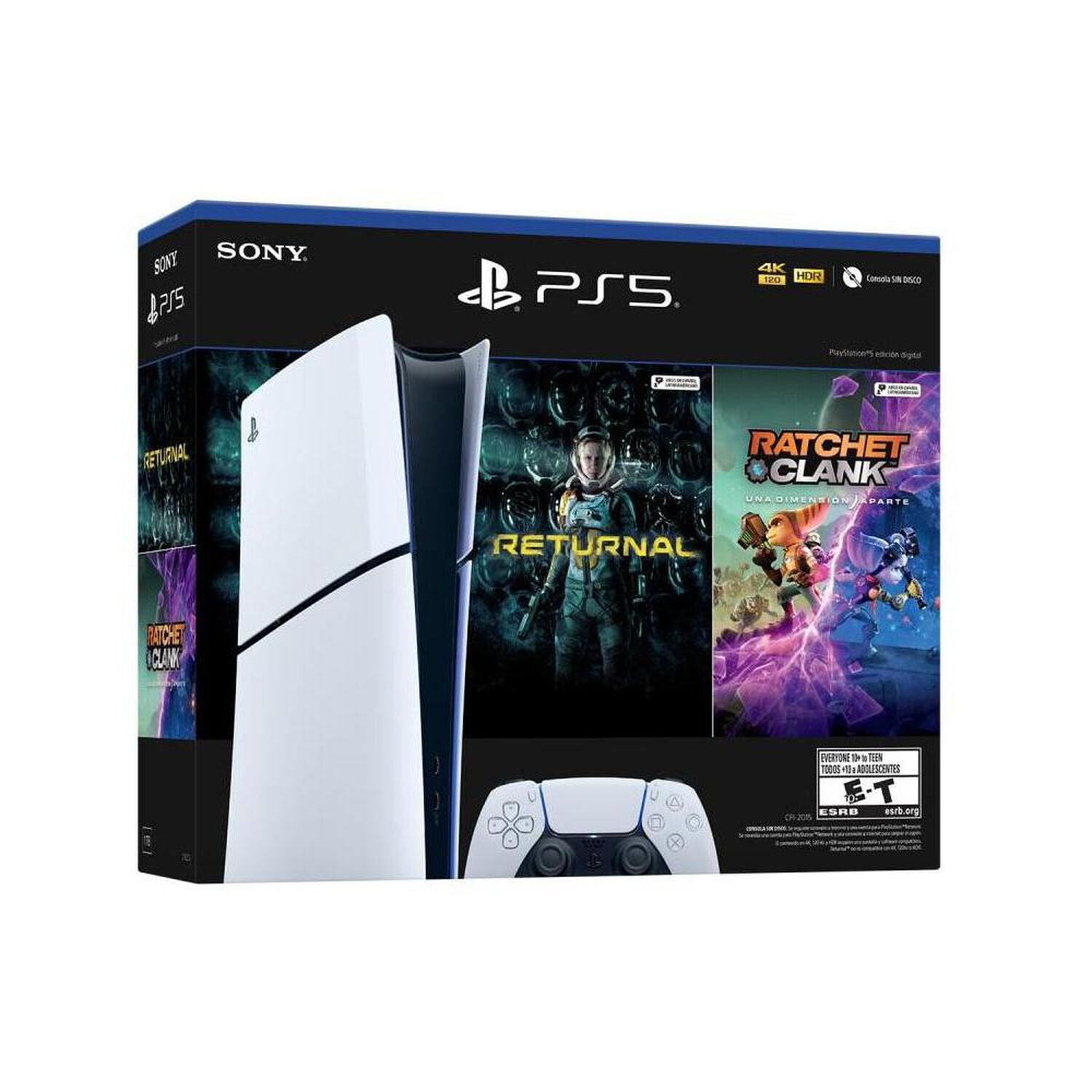 Consola PS5 Sony Slim Digital + Juego Returnal + Juego Ratchet & Clank image number 2.0