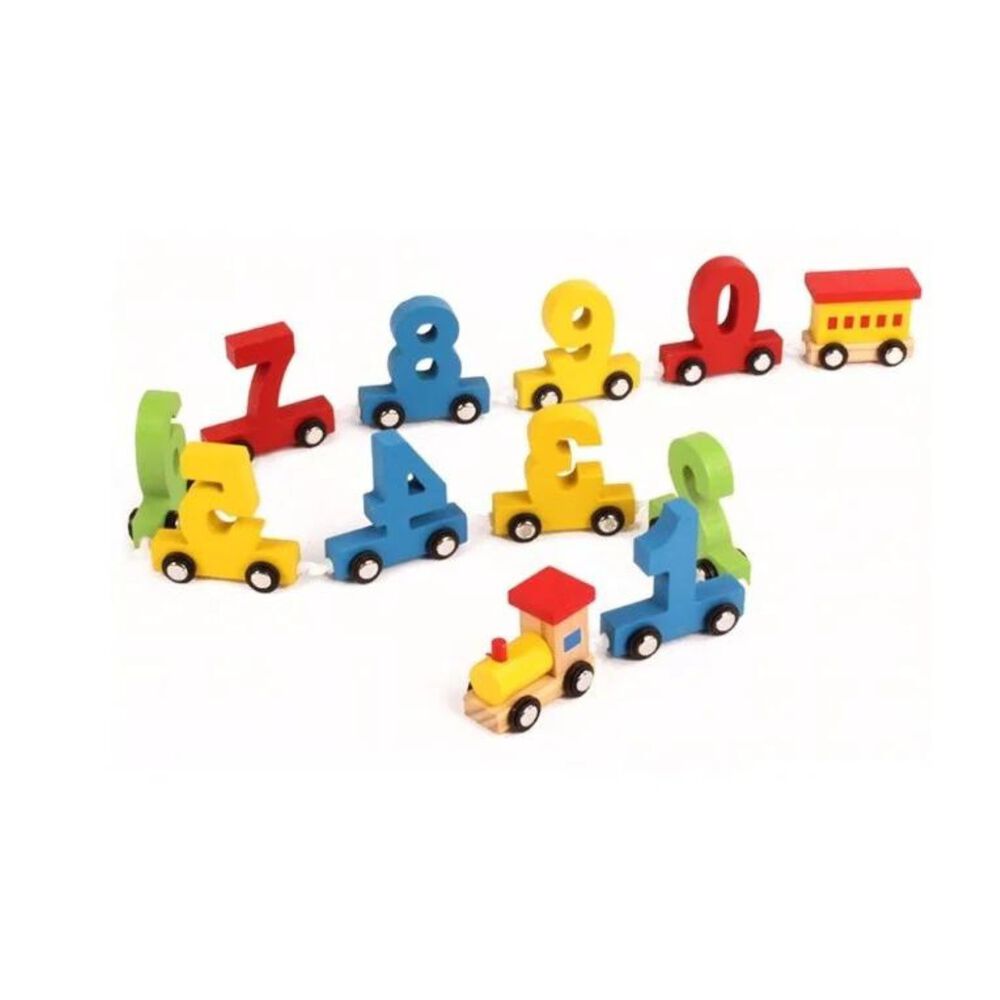 Tren De N&uacute;meros De Madera Para Ni&ntilde;os 3+ A&ntilde;os De 88 Cm image number 2.0