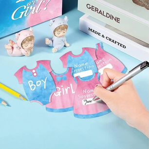 Caja Para Revelar G&eacute;nero Juegos De Votaci&oacute;n Baby Shower