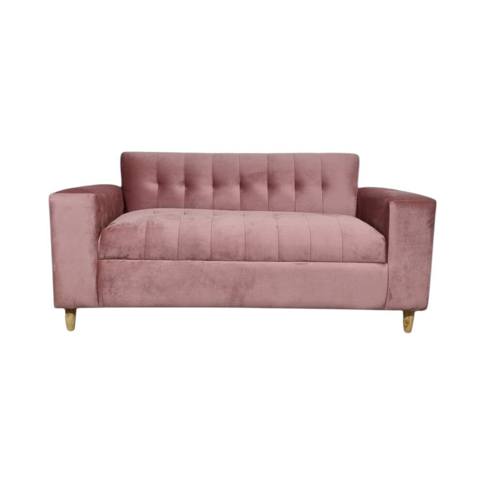 Sofa Dos Cuerpos Felpa Palo Rosa image number 0.0
