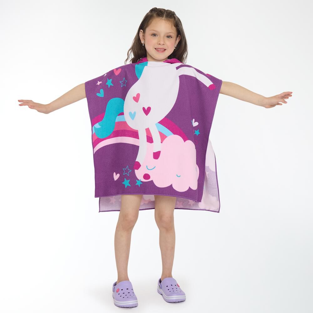 Toalla Playa Capucha Casaideal Kids Magic / 60 X 120 Cm image number 0.0