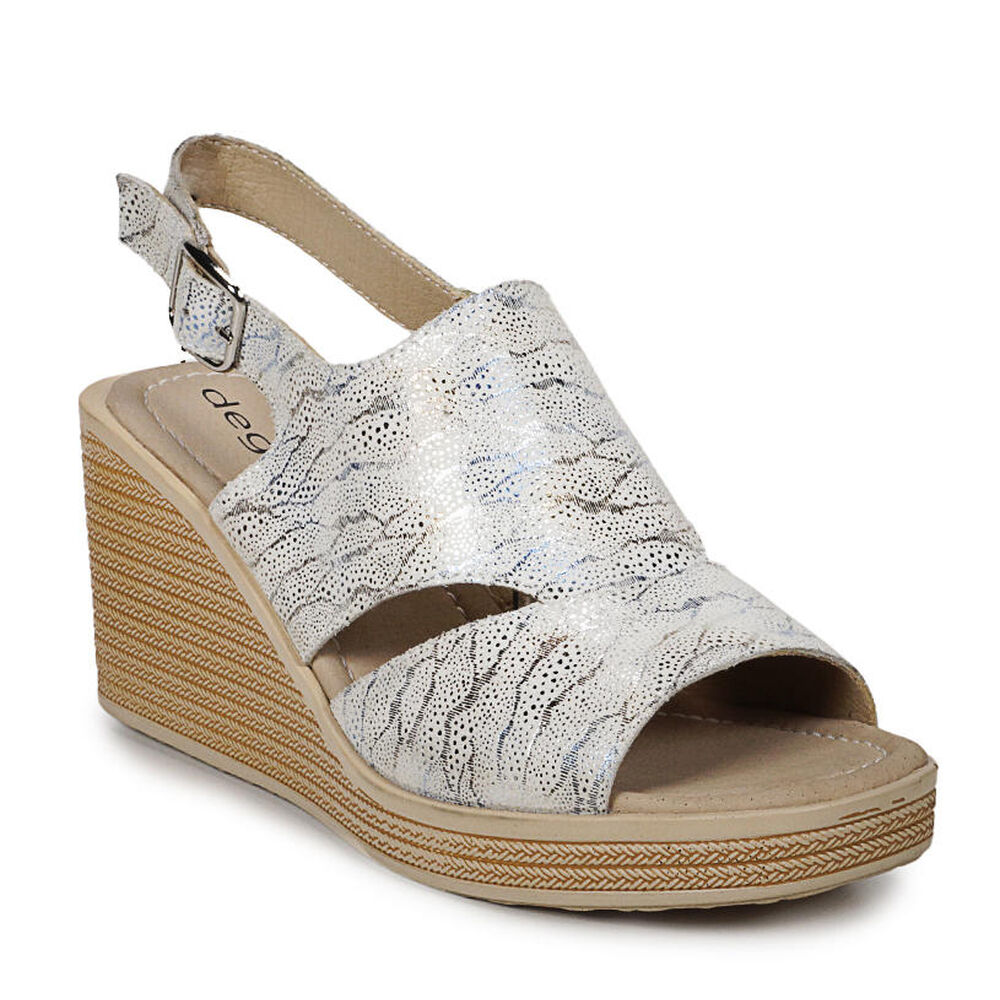 Sandalia Cuero Eines Beige image number 2.0