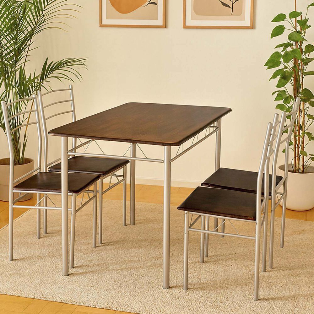 Juego De Comedor 4p Verona Silver 74x70x110 Cm image number 2.0