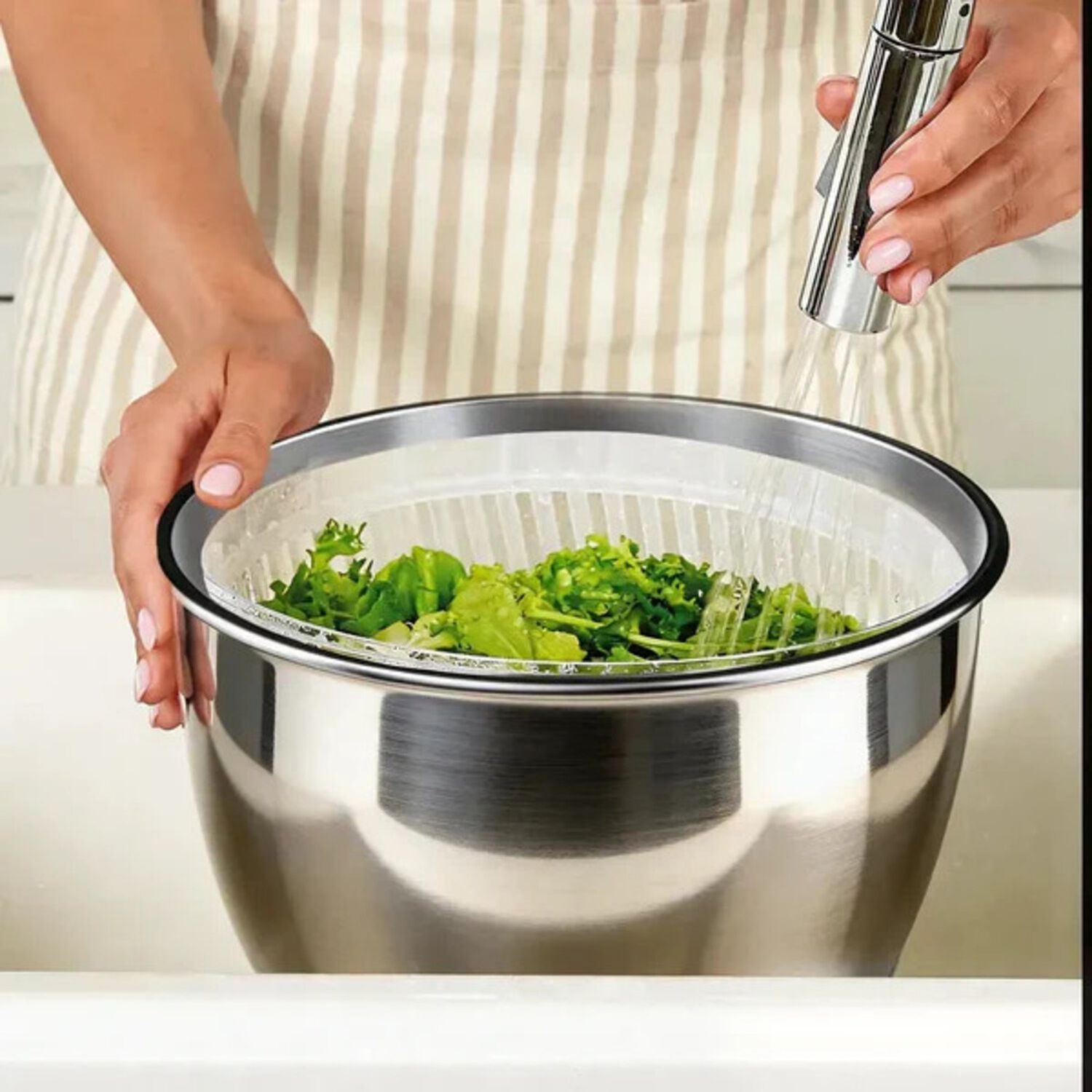 Centrifugador Y Mandolina Para Verduras Simple Cook image number 5.0