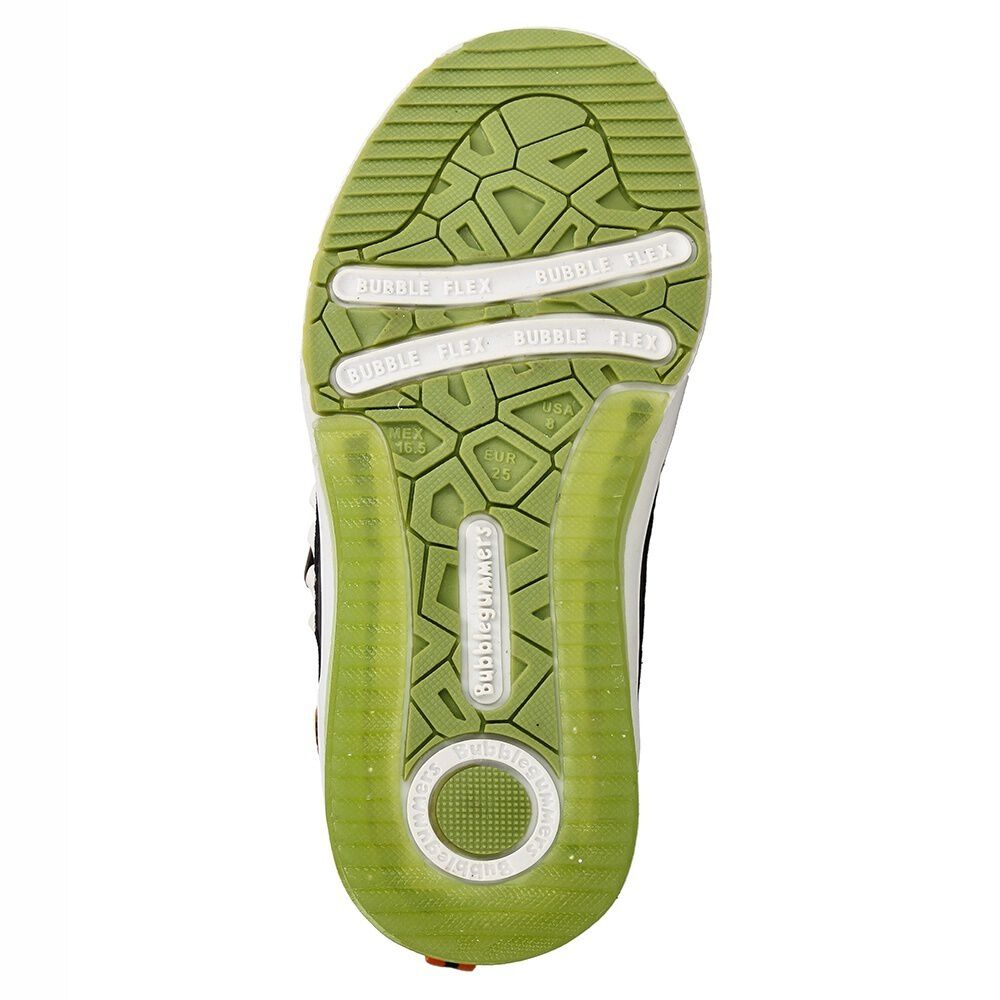 Zapatilla Ni&ntilde;o Bubblegummers Luces Neon Negro-naranja image number 6.0