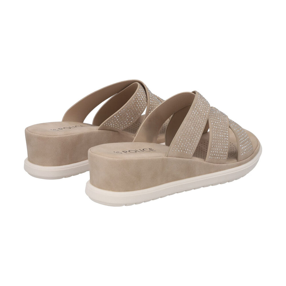 Sandalia Mujer Beige Lili Police image number 3.0