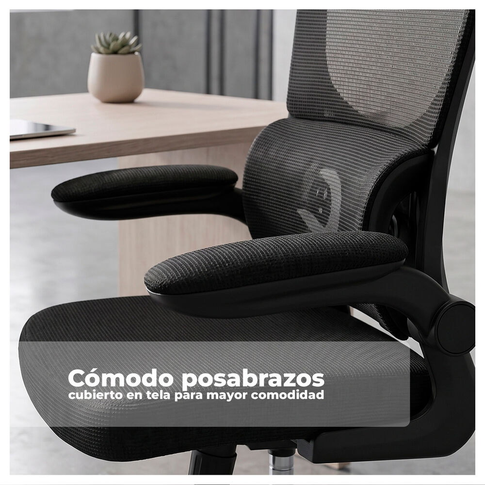 Silla Oficina Ergon&oacute;mica Reclinable Soporte Lumbar image number 8.0