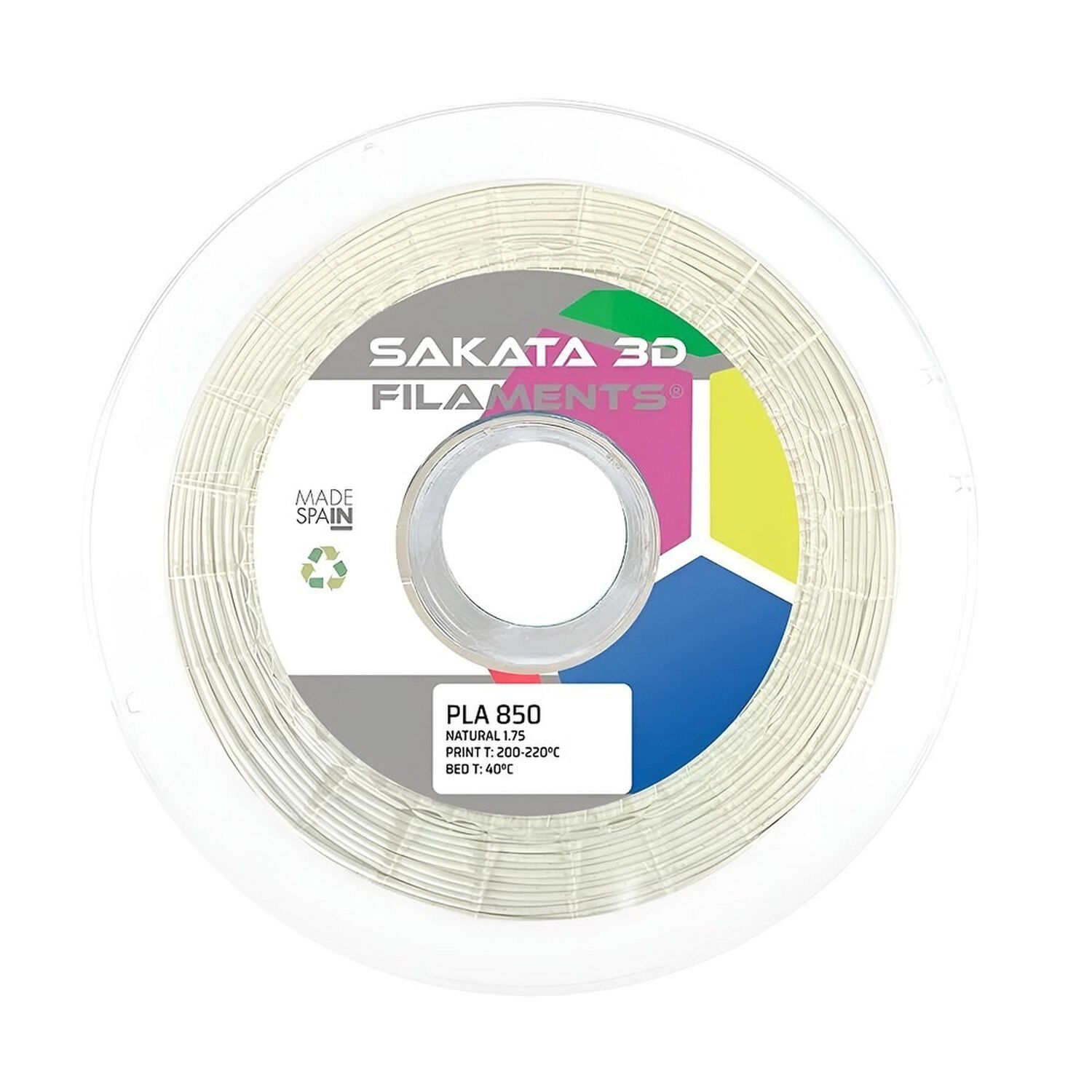 Filamento Sakata Pla 850 Blanco 1.75mm 1kg image number 0.0