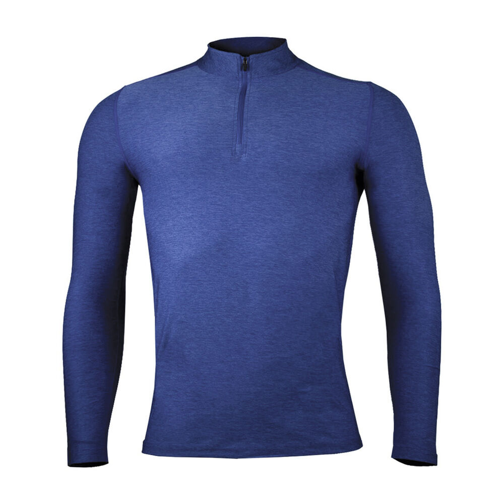 Polera Dry Fit Manga Larga Con Cierre Pale Hombre image number 0.0