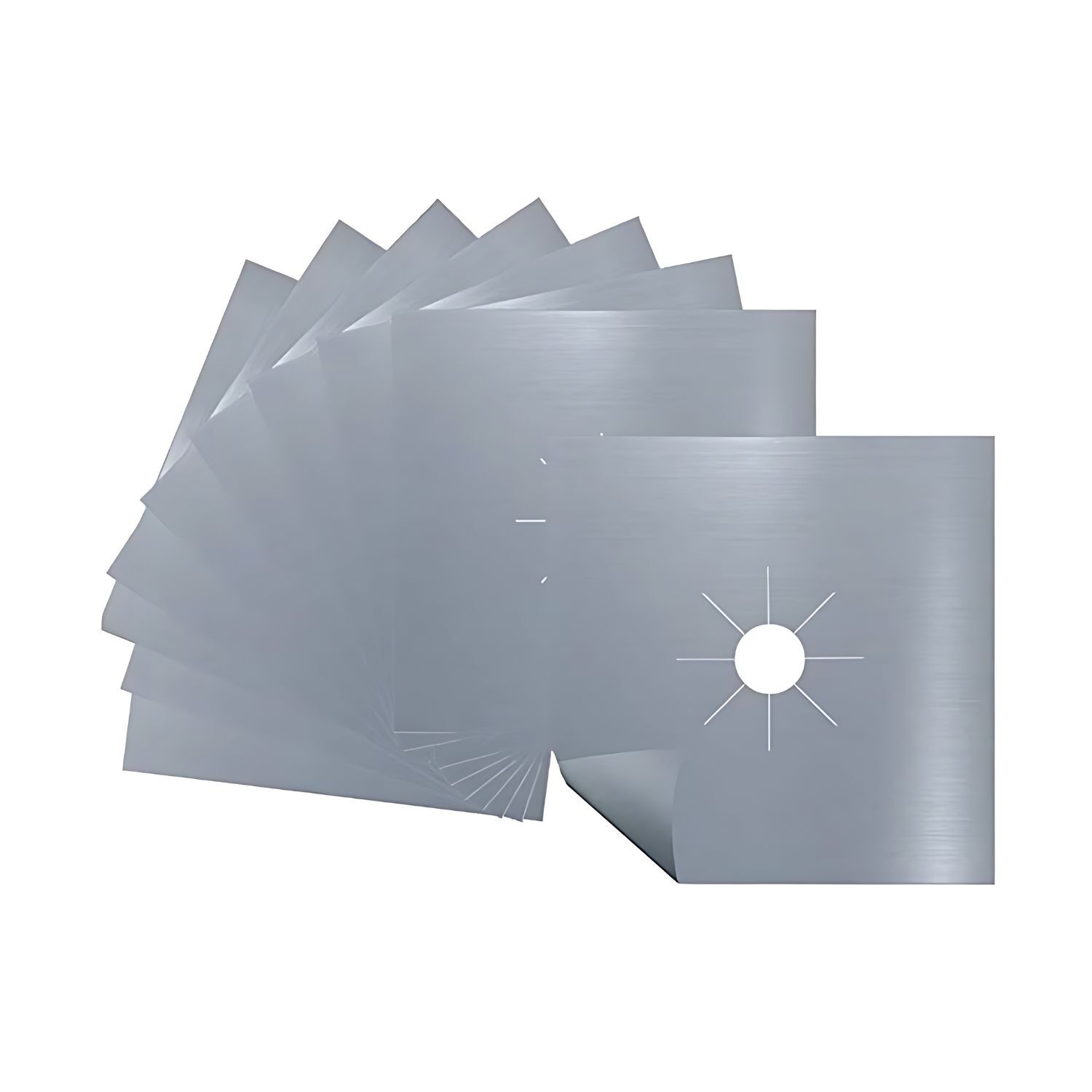 Set 12 Laminas Protectoras Desechables Para Cocina Aluminio 27cm image number 1.0
