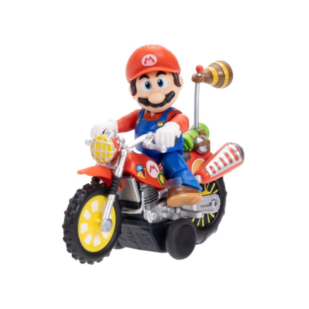 Moto Con Figura Mario Bross Super Mario 6 Cm image number 0.0