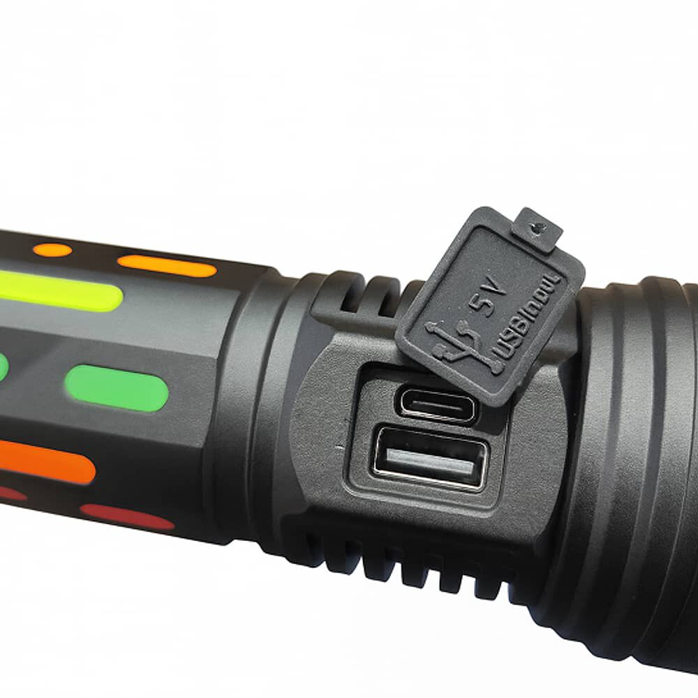 Linterna T&aacute;ctica De Seguridad | 4000 L&uacute;menes, Usb-c, Power Bank image number 5.0