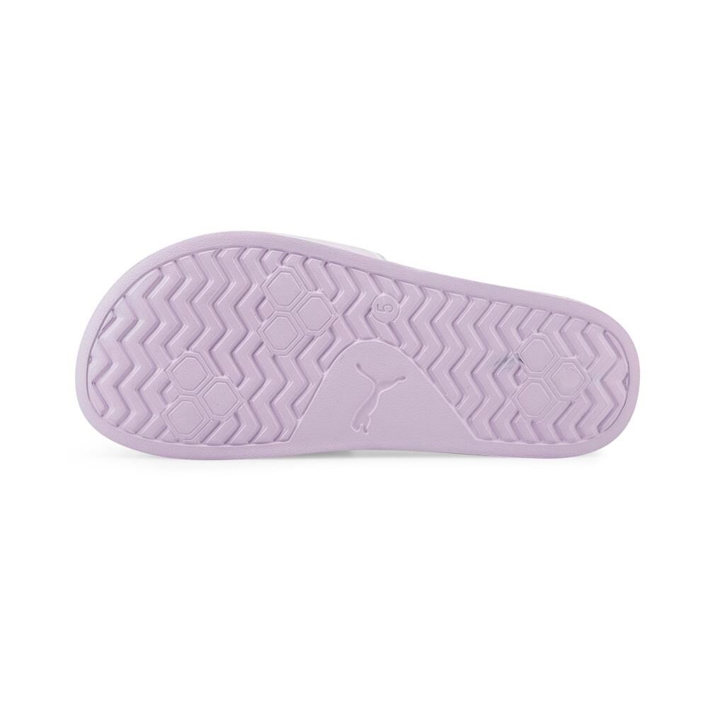 Sandalia Unisex Puma Leadcat Morado image number 3.0