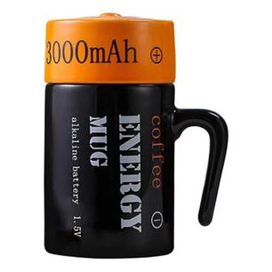 Taz&oacute;n 3d Energ&eacute;tico Con Dise&ntilde;o Bater&iacute;a Pila - Energy Mug