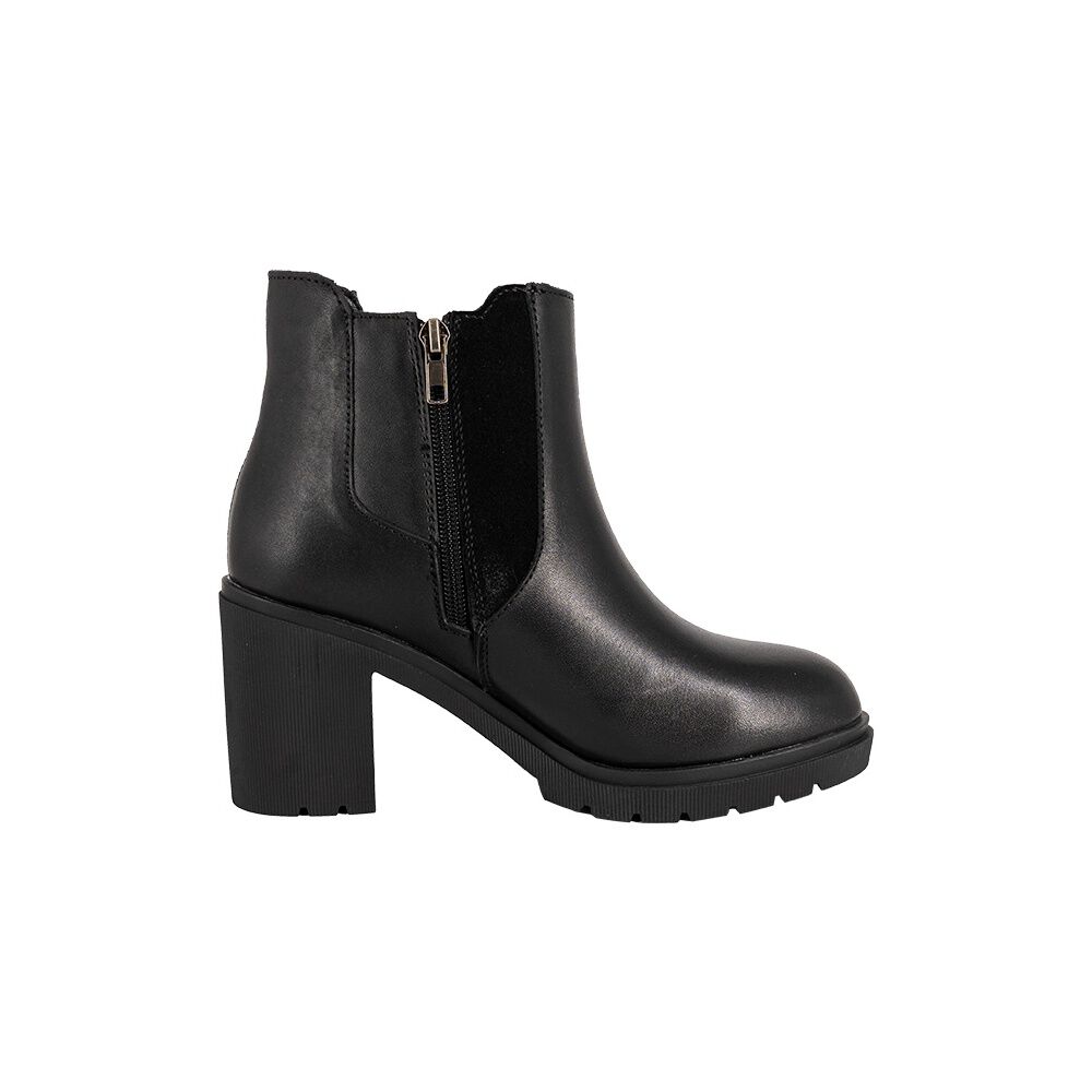 Botin De Cuero Zanra Negro Alquimia image number 3.0