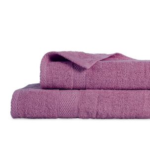 Set 2 Toallas Colorix 380 Grs Caja / Morado Plumetti