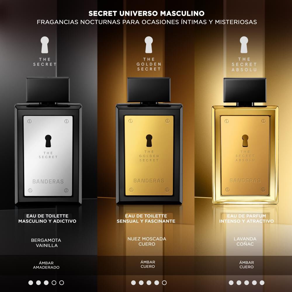 Perfume Hombre The Secret Absolu Banderas / 100 Ml / Eau De Parfum image number 6.0