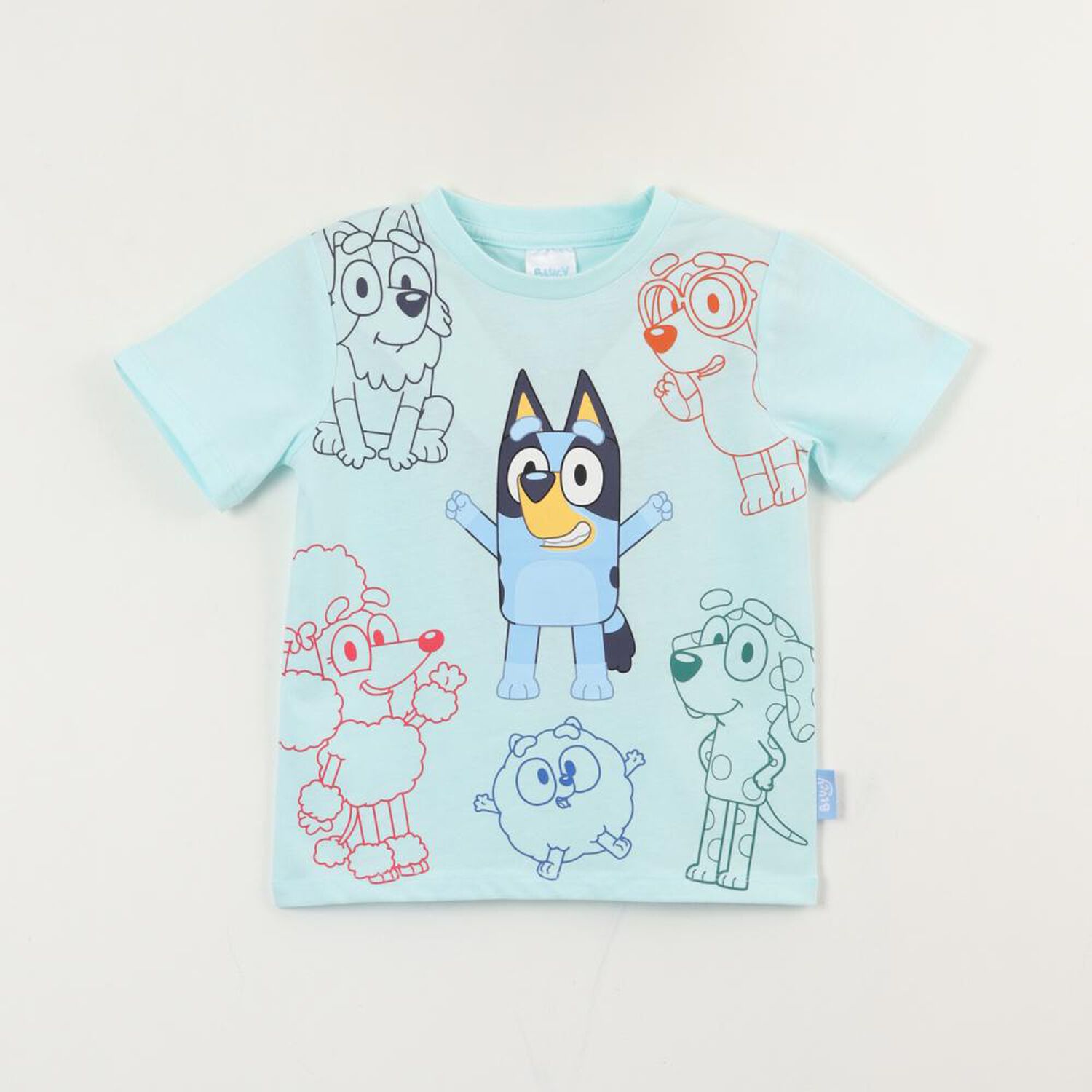 Polera Mc Toddlero Lineal Bluey image number 0.0