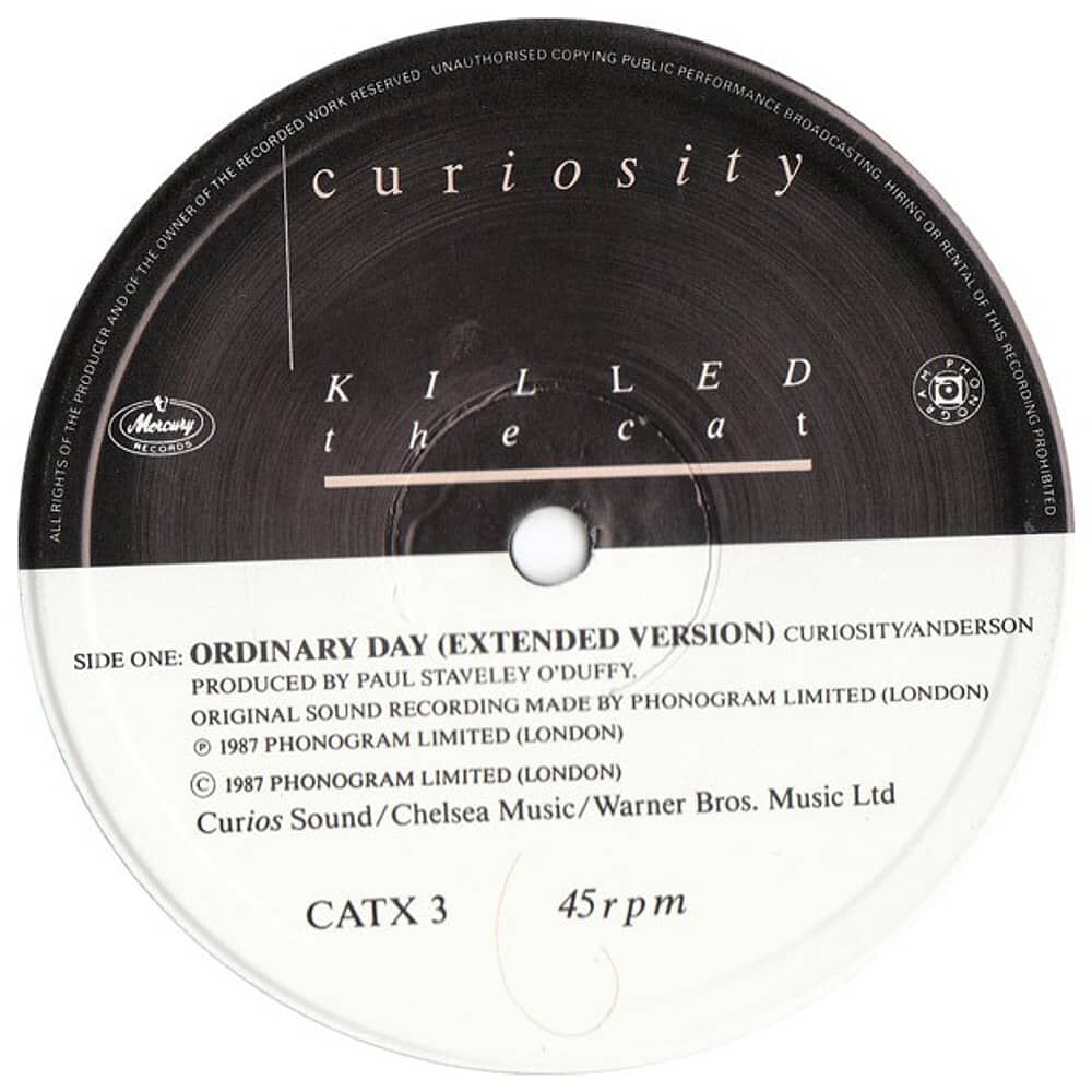 Curiosity Killed The Cat - Ordinary Day | 12" Maxi Single Usado image number 2.0