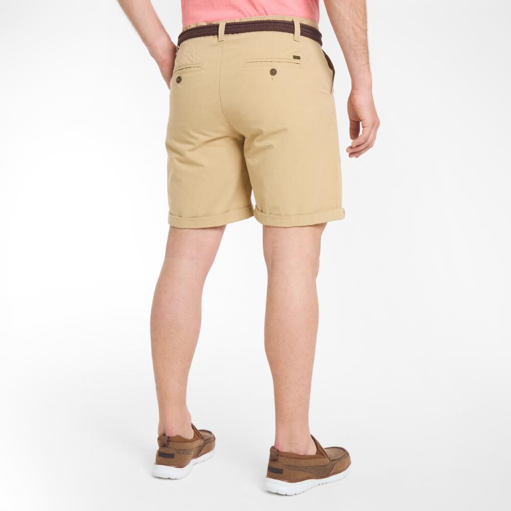Bermuda Tiro Medio Regular Hombre Peroe image number 3.0
