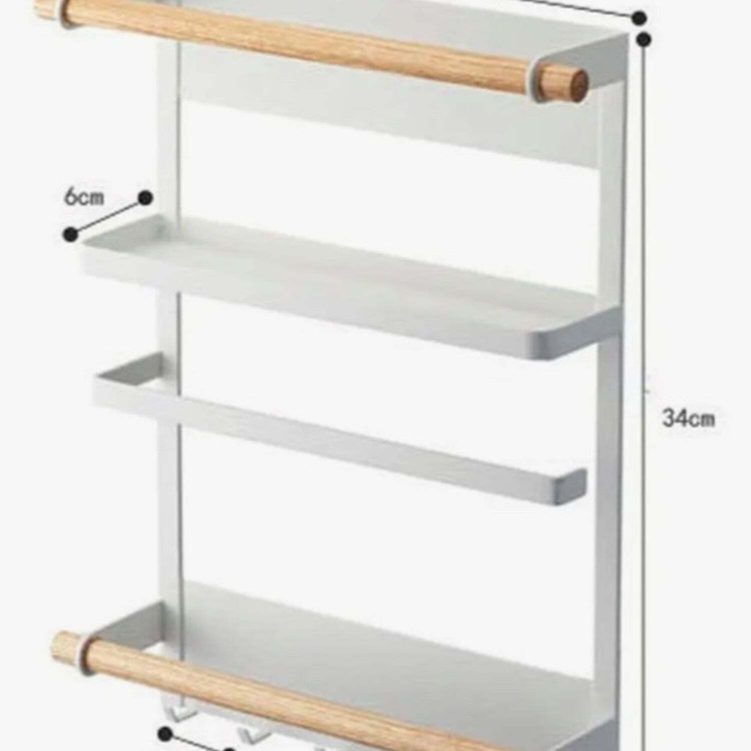 Repisa Porta Nova Magnetico Para Cocina image number 2.0