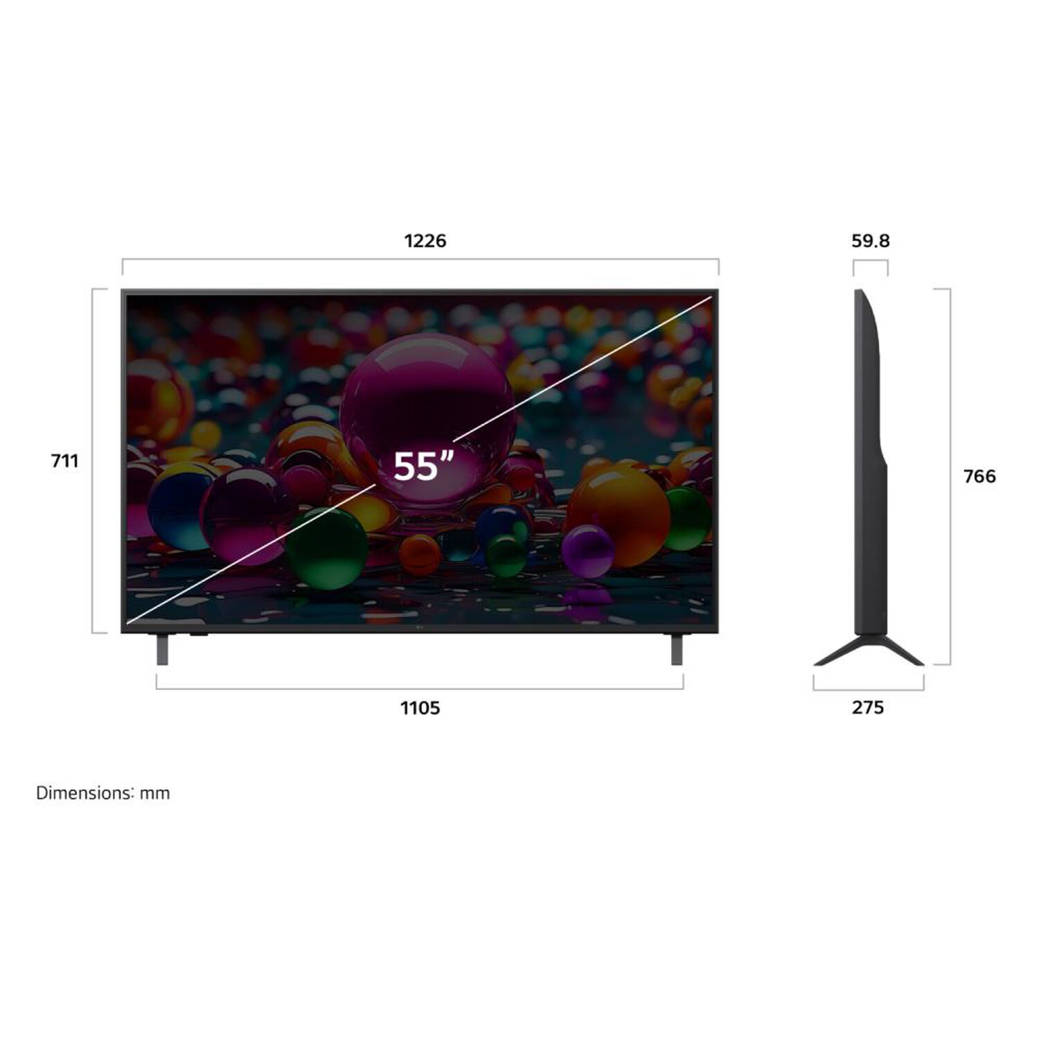 Led 55" LG 55UA7500PSA / Ultra HD 4K / Smart TV image number 2.0