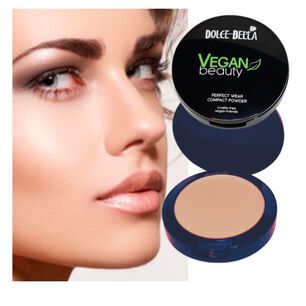 Polvo Compacto Vegano Larga Duracion Con Filtro Solar