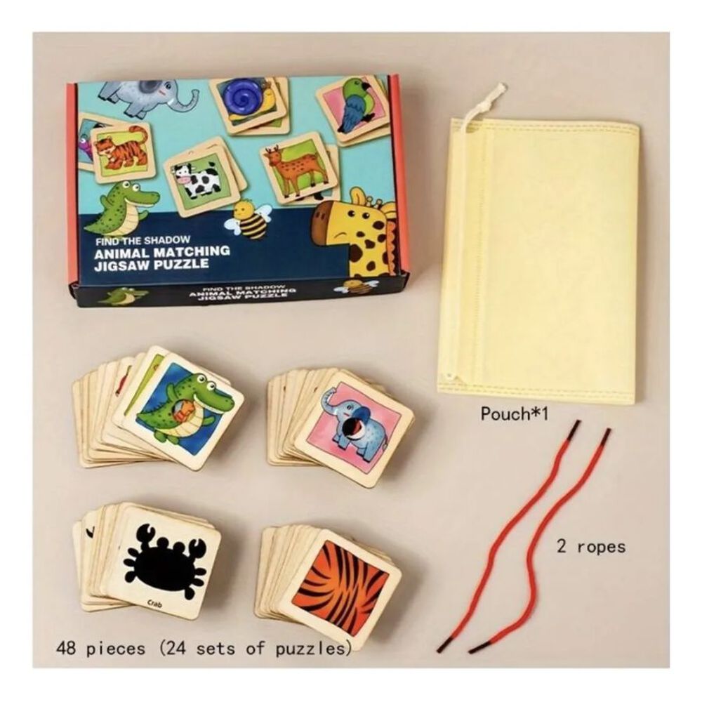 Juego De Mesa Para Ni&ntilde;os Animales Deslizantes Puzzle image number 3.0