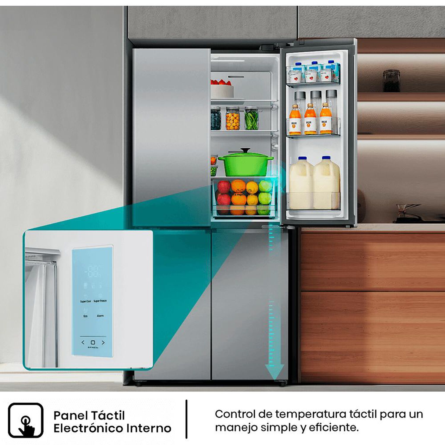 Refrigerador Side By Side Hisense RQ5P470NECF / No Frost / 456 Litros / A+ image number 12.0