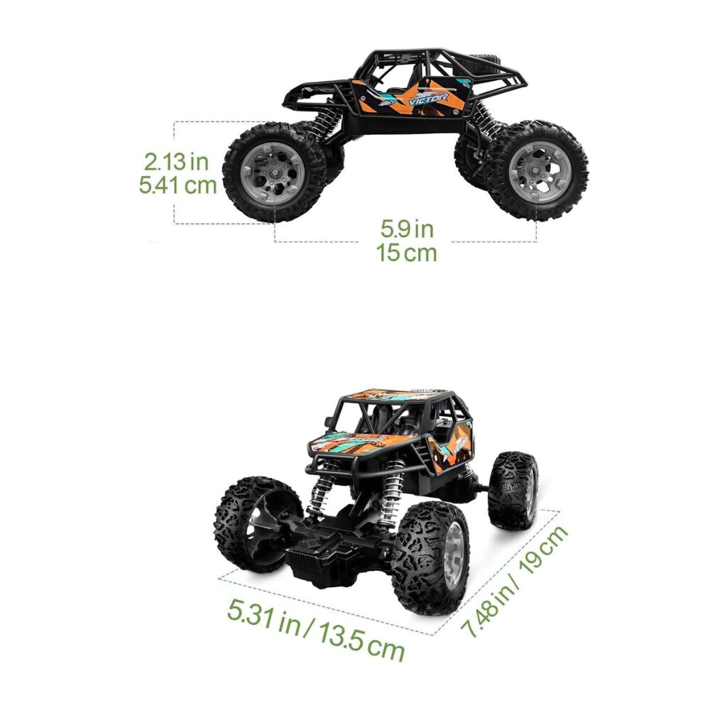 Auto Camioneta 4x4 Rally Control Remoto Todo Terreno Juguete image number 7.0