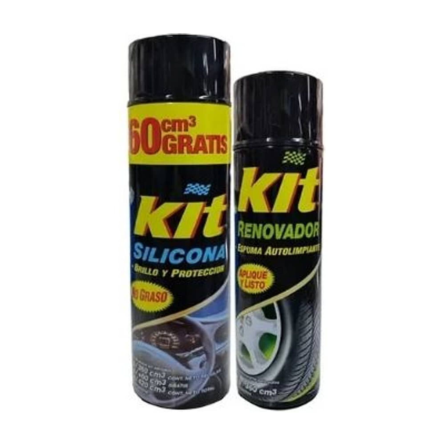 Pack De 6 Silicona 420cc + 6 Renovador De Gomas 360cc image number 0.0