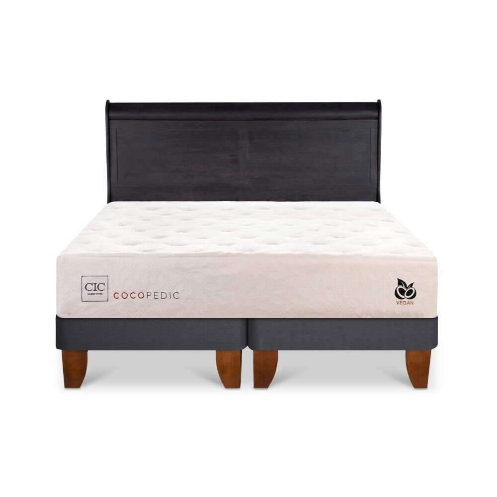Cama Europea Cic Cocopedic / 2 Plazas / Base Dividida + Respaldo image number 0.0
