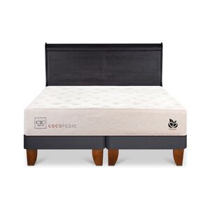 Cama Europea Cic Cocopedic / 2 Plazas / Base Dividida + Respaldo