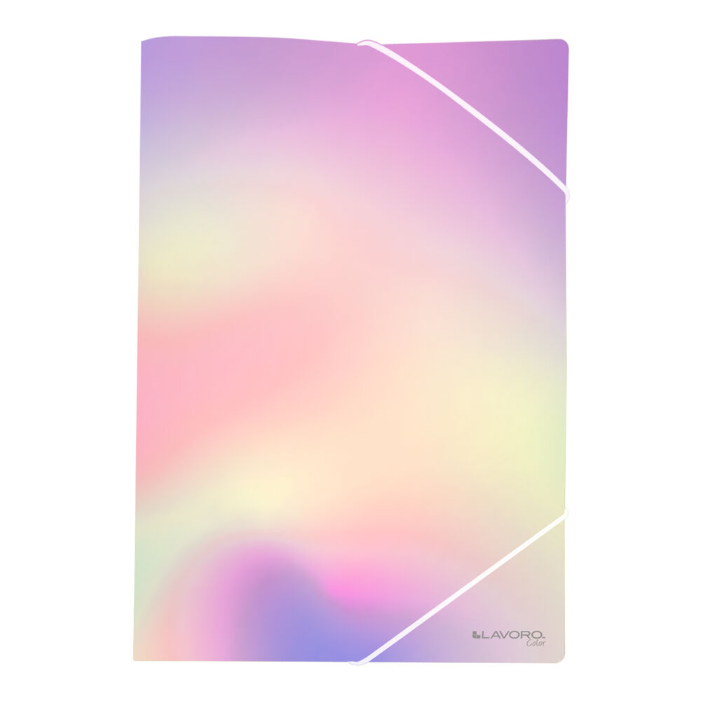 Carpeta Portadocumentos Con Elastico A4 Holografica Lavoro image number 0.0