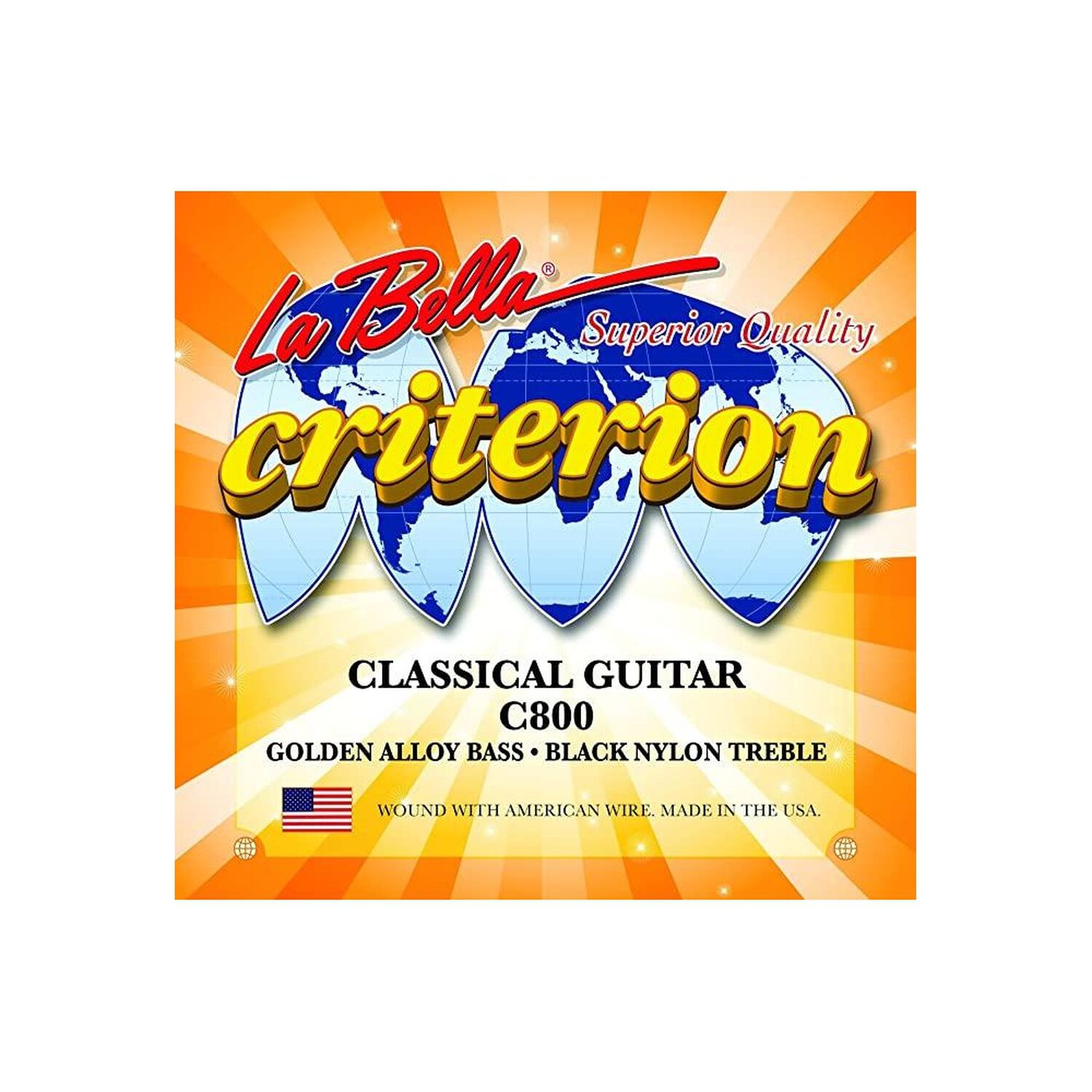 Set De Cuerdas Guitarra Cl&aacute;sica La Bella Criterion C800 image number 0.0