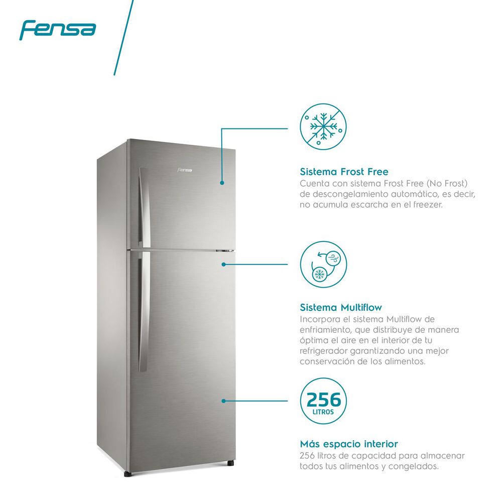 Refrigerador Top Freezer Fensa Advantage 5200 / No Frost / 256 Litros / A+ image number 6.0