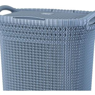 Cesto Canasto Para Ropa Khipu 60 Lts Con Tapa Color Beige