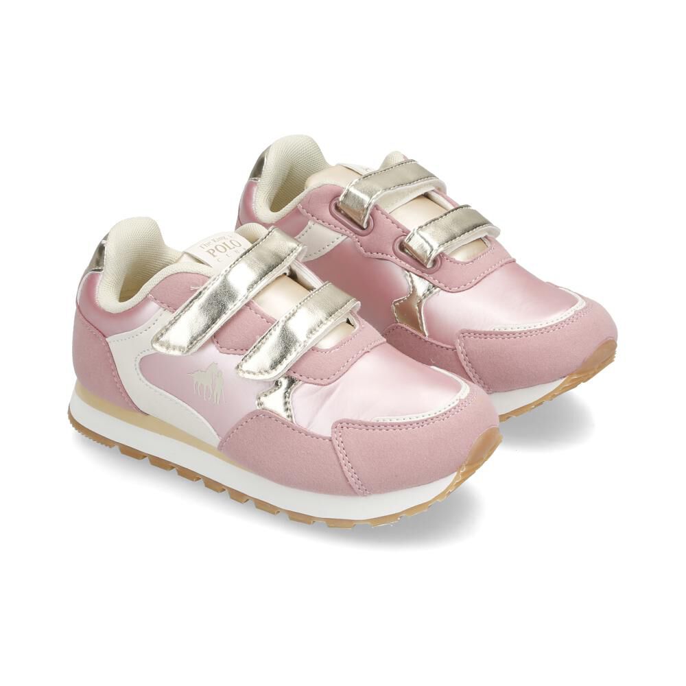 Zapatilla Infantil Niña The King's Polo Club Pink image number 1.0