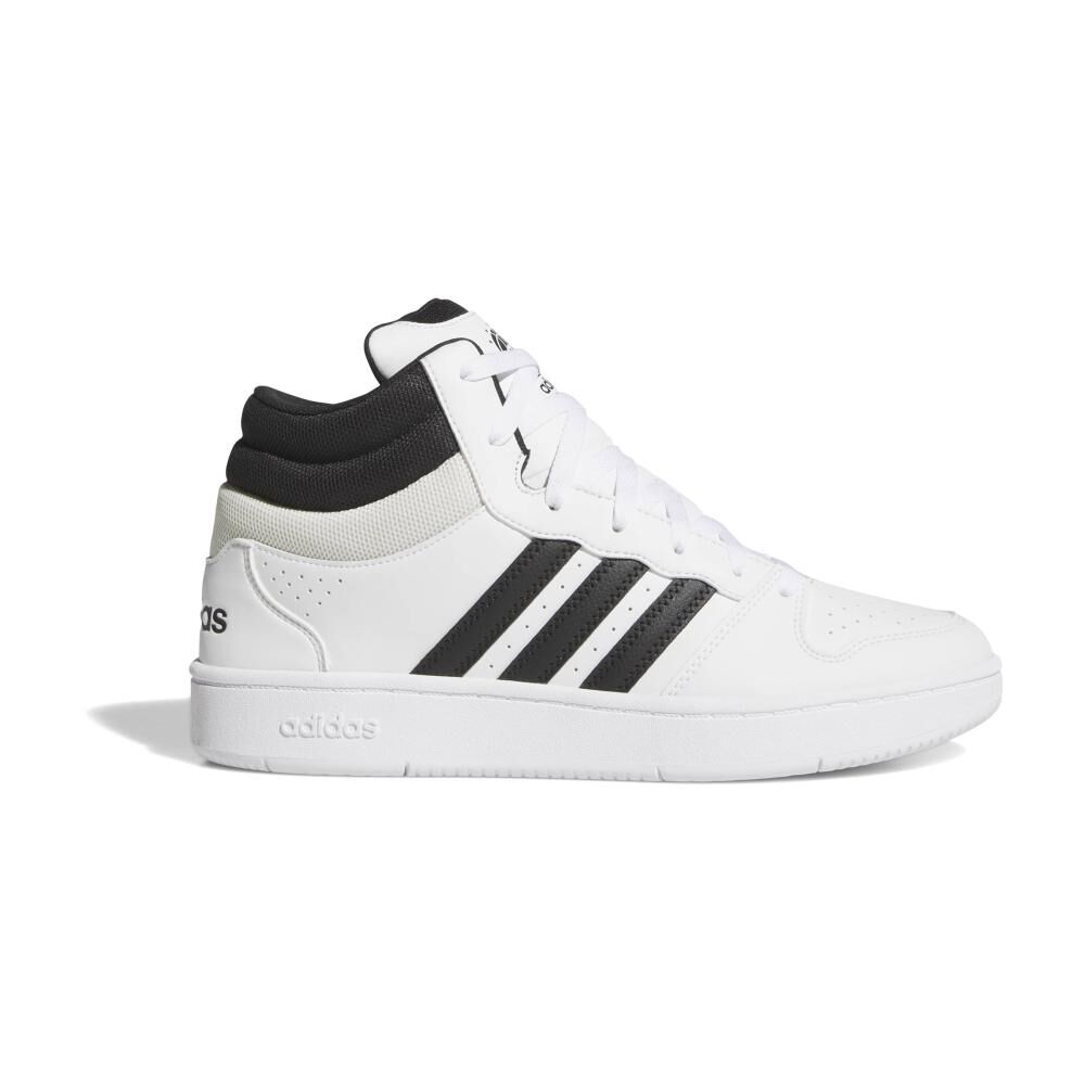 Zapatilla Basketball Unisex Adidas Hoops Mid Classic Blanco image number 0.0