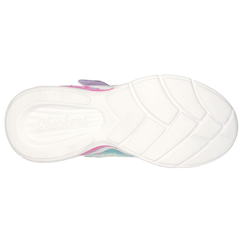 Zapatilla Infantil Niña Skechers Sweetheart Lights -lets Shine Purpura image number 4.0