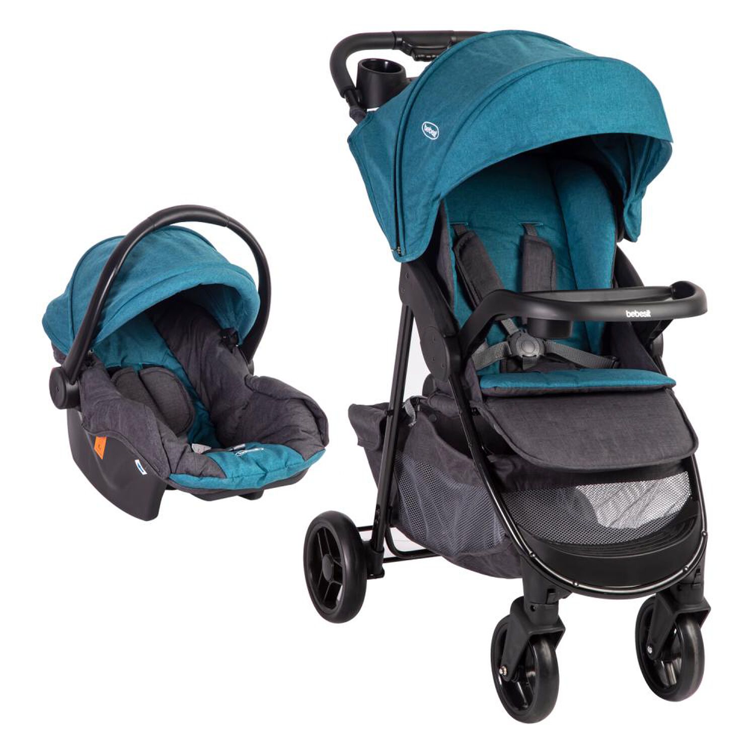 Coche Travel Bebesit Sienna Azul image number 0.0