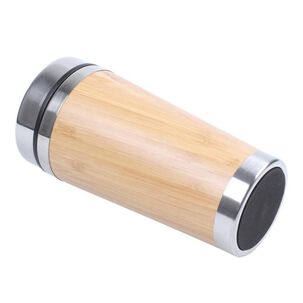 Mug Termo Bambú Acero Inoxidable 420 Ml