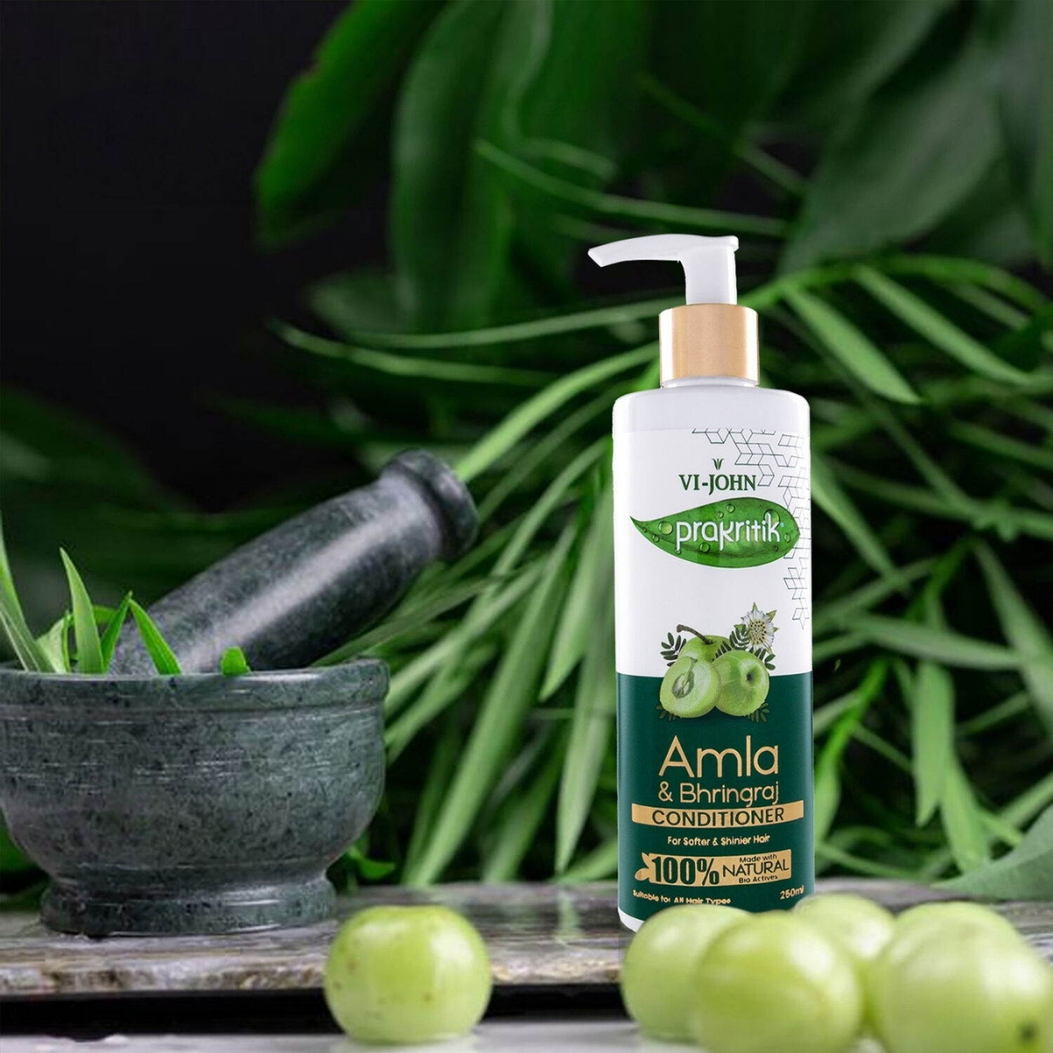 Prakritik Acondicionador Amla Y Polvo Ayurd&eacute;vica 250 Ml image number 2.0