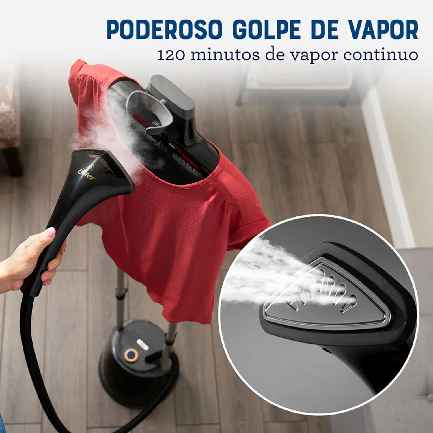 Oster Vaporizador De Prendas Con Tabla De Soporte Gcstgs7050 image number 4.0